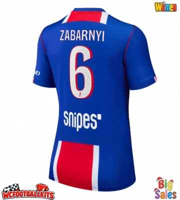 Paris Saint-Germain Ilya Zabarnyi #6 Replica Home Stadium Shirt for Women 2026-27 Short Sleeve